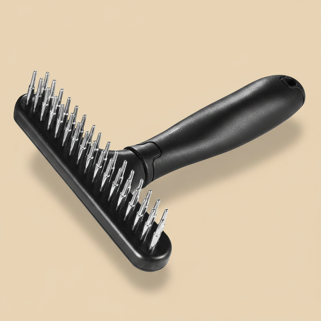 Pin Brush Beige Background